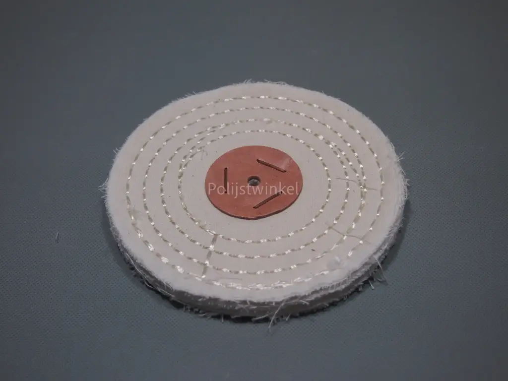 Katoen Polijstschijf 4 x Gestikt 150x10x12